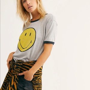 Classic Smiley Ringer Tee Free People